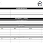Free Project Status Report Template – ProjectManager In Template For Information Report