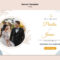 Free PSD  Banner Template For Wedding Ceremony With Bride And Groom In Bride To Be Banner Template