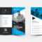 Free PSD  Creative business trifold brochure template