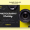 Free PSD  Photography Workshop Banner Template Intended For Photography Banner Template
