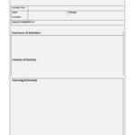 Free Report Template In Activity Report Template Word