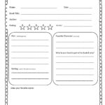 FREE Simple Book Report Template – 10 Homeschool 10 Me Regarding 1St Grade Book Report Template