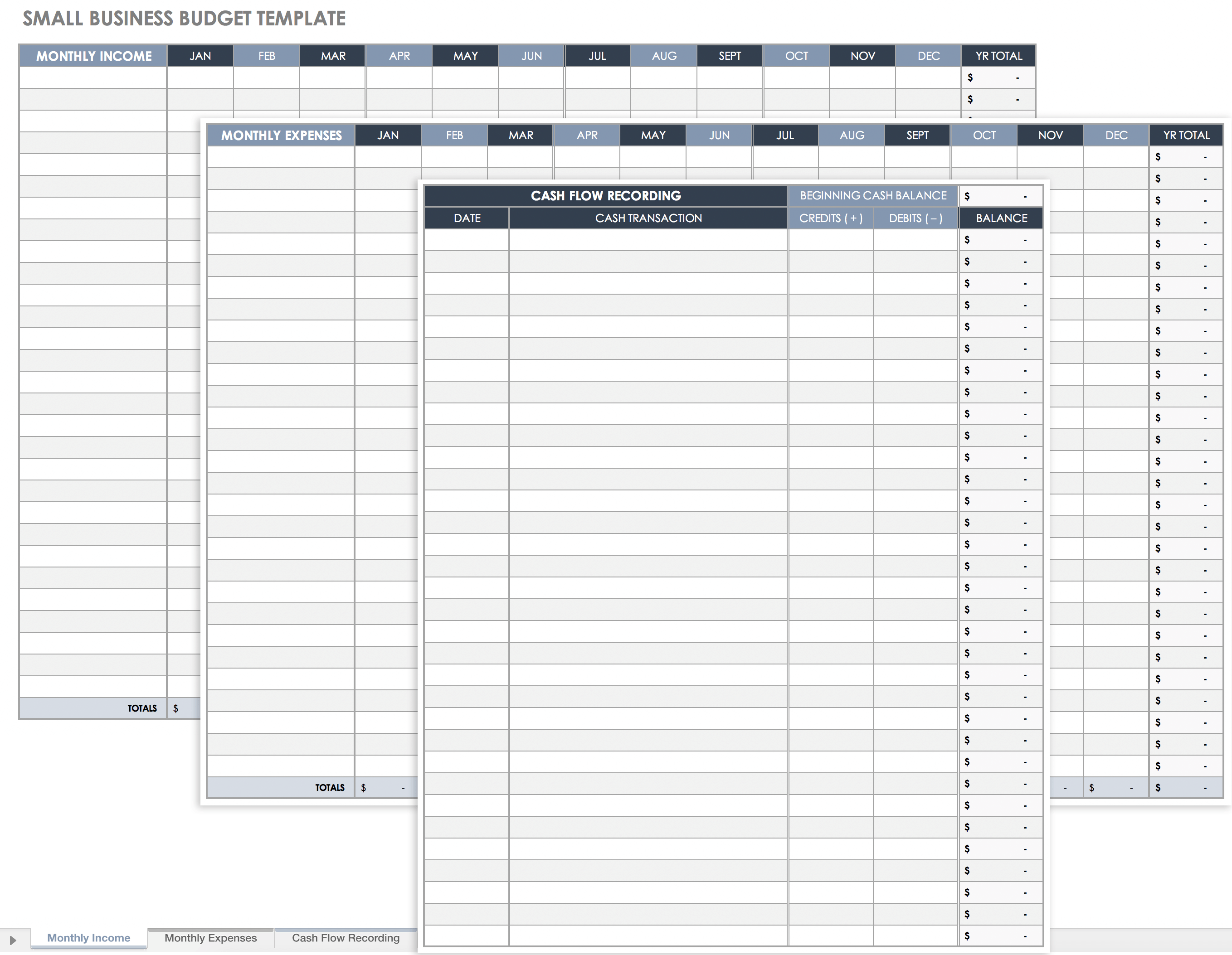 Free Small Business Budget Templates  Smartsheet Throughout Quarterly Report Template Small Business