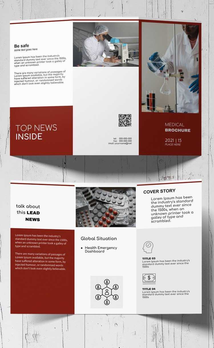 Free Tri Fold Medical Brochure Template In Google Docs For Google Drive Brochure Template