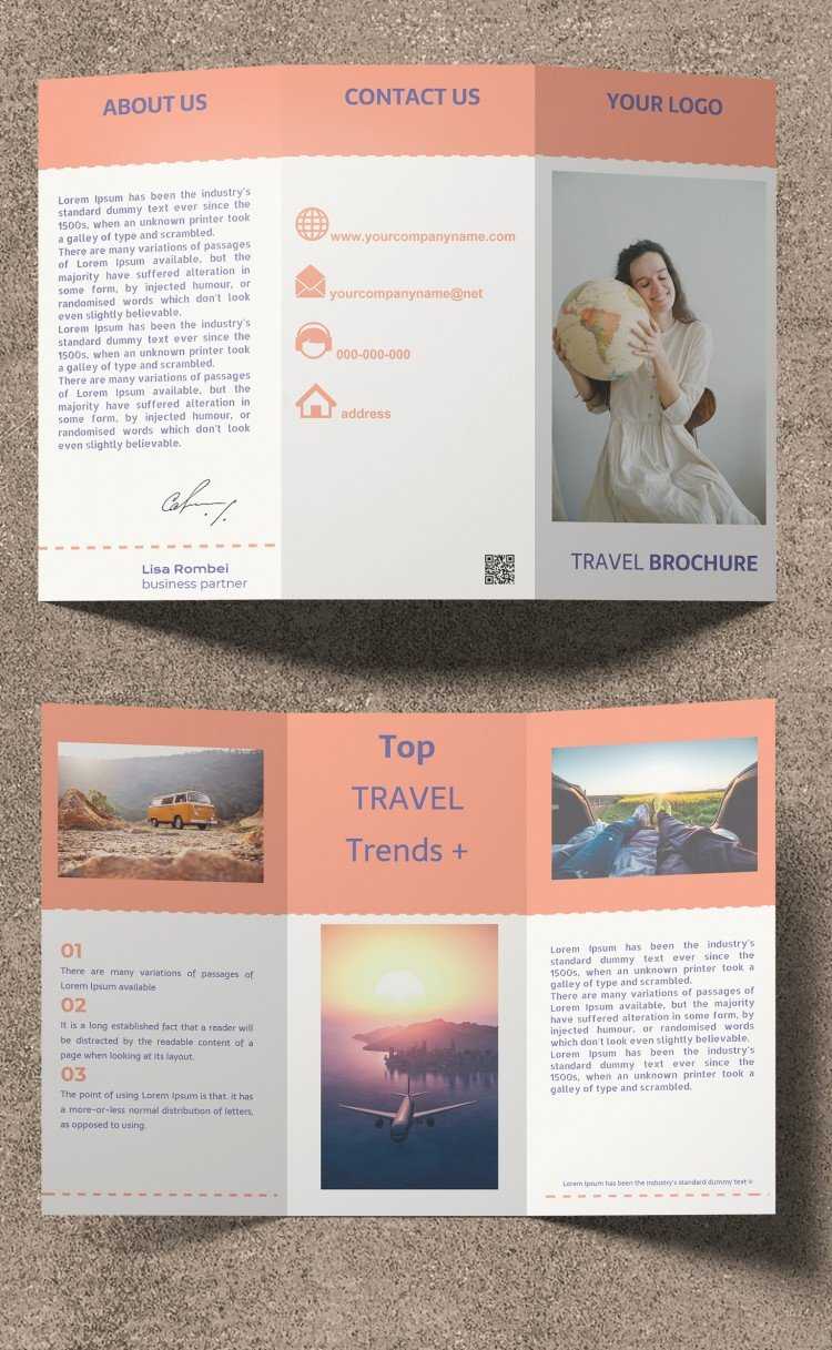 Free Tri Fold Travel Brochure Template In Google Docs For Brochure Template Google Drive