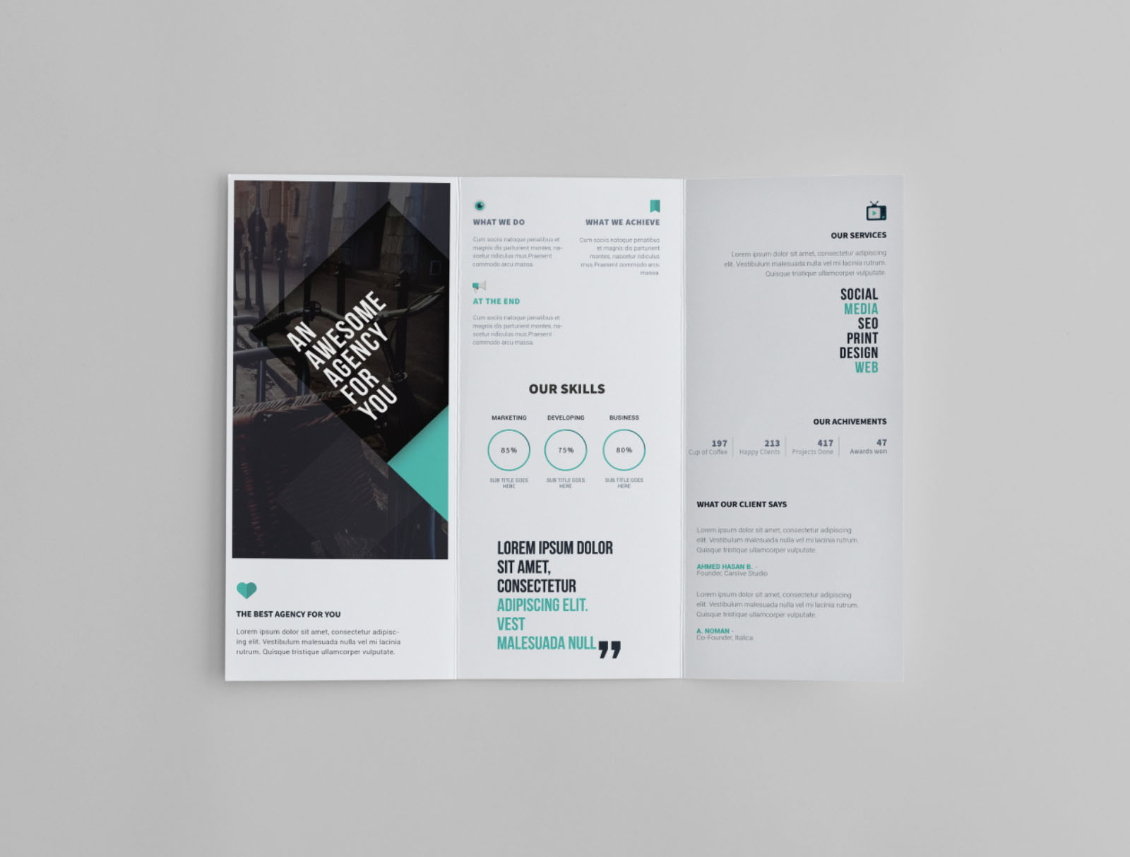Free Trifold Brochure Template Intended For 3 Fold Brochure Template Free