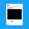 Free Twitter Post Mockup (10) Throughout Blank Twitter Profile Template