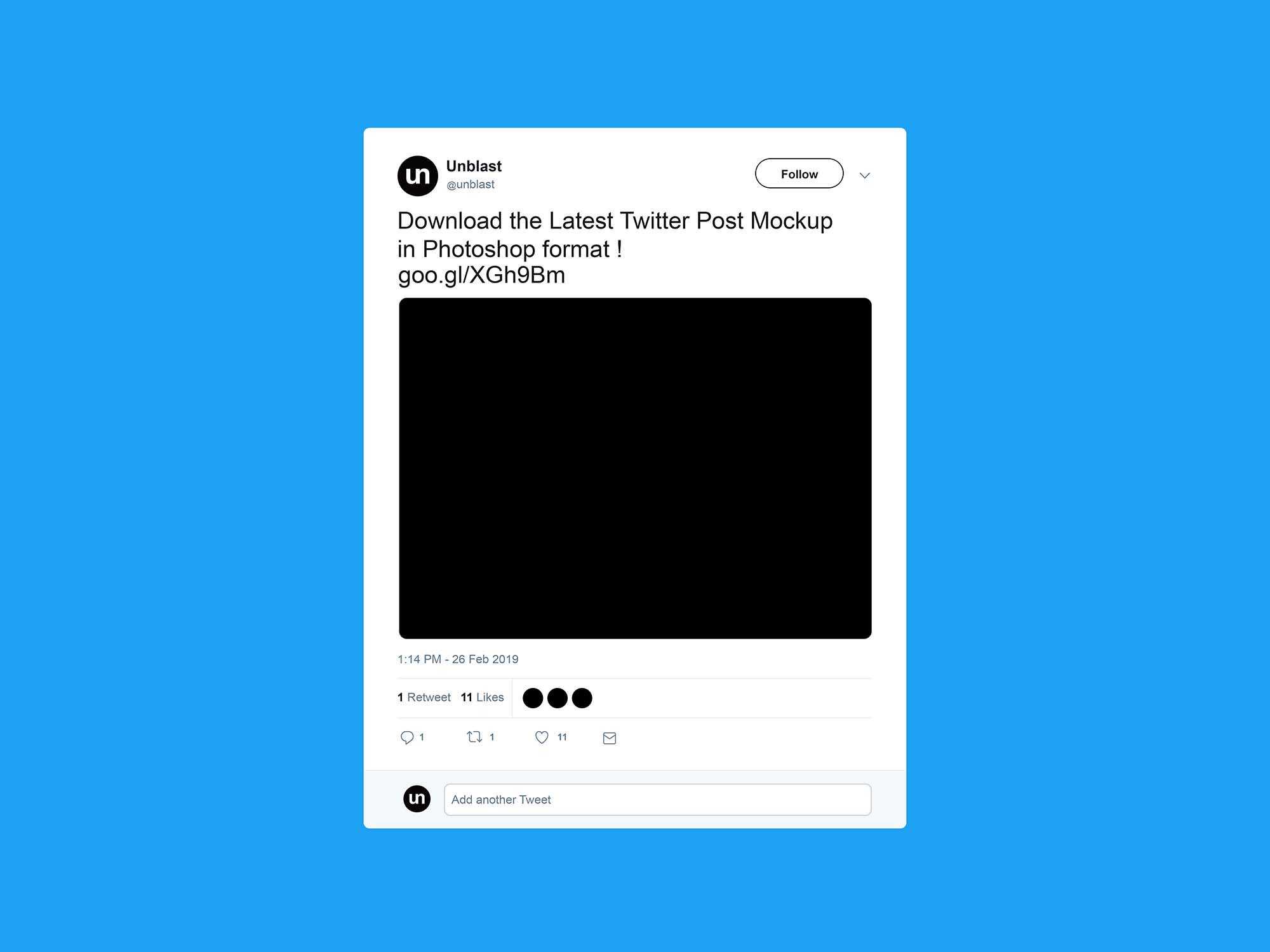 Free Twitter Post Mockup (10) Throughout Blank Twitter Profile Template