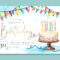 Free Vector  Birthday Banner Template Regarding Free Happy Birthday Banner Templates Download
