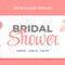 Free Vector  Hand Drawn Bridal Shower Twitch Banner Inside Free Bridal Shower Banner Template