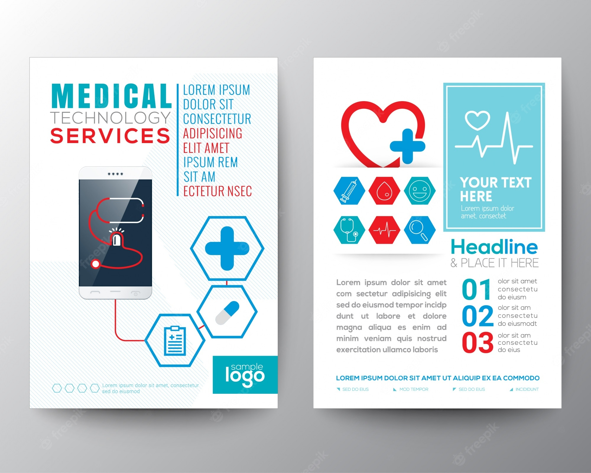 Free Vector  Medical brochure template Regarding Healthcare Brochure Templates Free Download