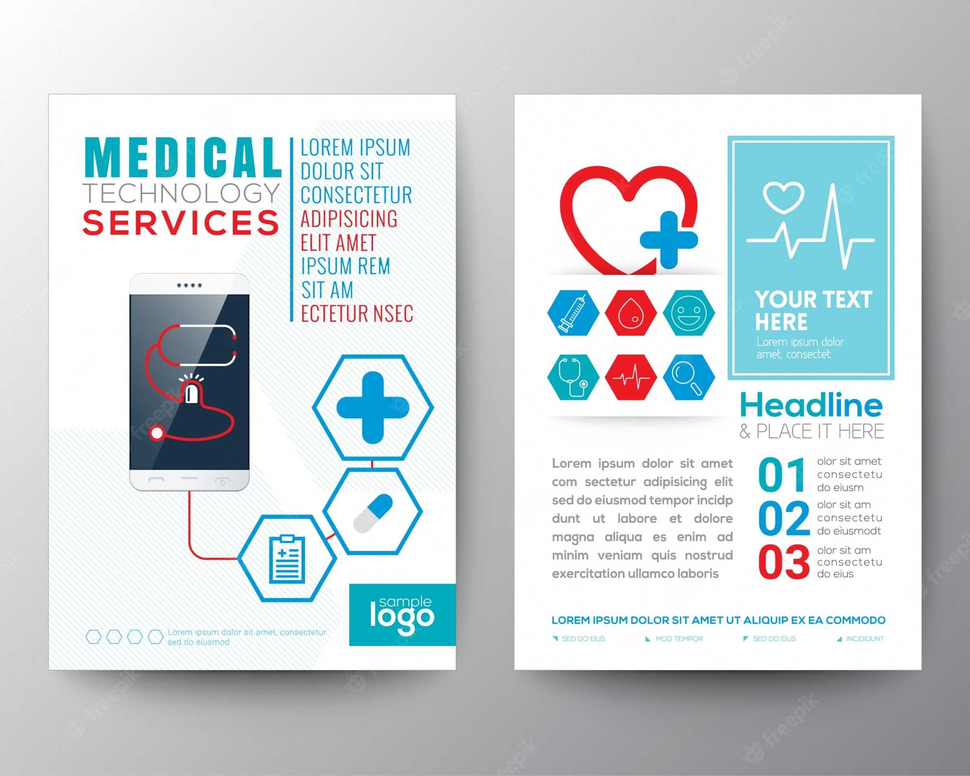 Free Vector  Medical Brochure Template Regarding Healthcare Brochure Templates Free Download