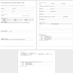 Free Workplace Accident Report Templates  Smartsheet In Health And Safety Incident Report Form Template