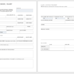 Free Workplace Accident Report Templates  Smartsheet Intended For Employee Incident Report Templates