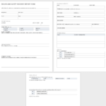Free Workplace Accident Report Templates  Smartsheet With Hazard Incident Report Form Template