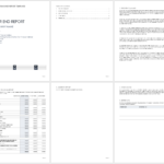 Free Year End Report Templates  Smartsheet For Company Report Format Template