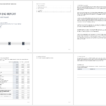 Free Year End Report Templates  Smartsheet Regarding Annual Report Word Template