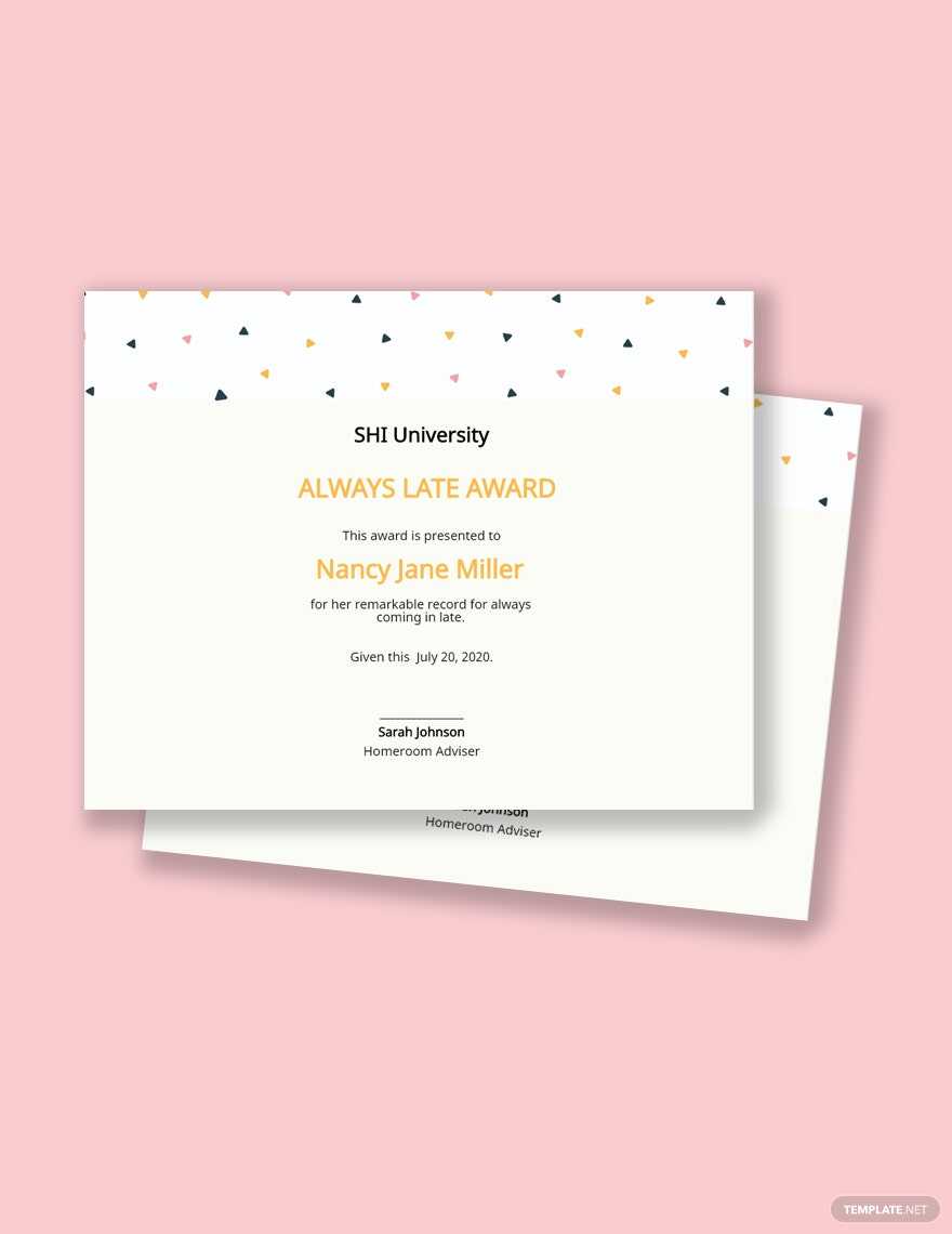 Funny Certificate Template – Google Docs, Illustrator, InDesign  With Free Funny Certificate Templates For Word