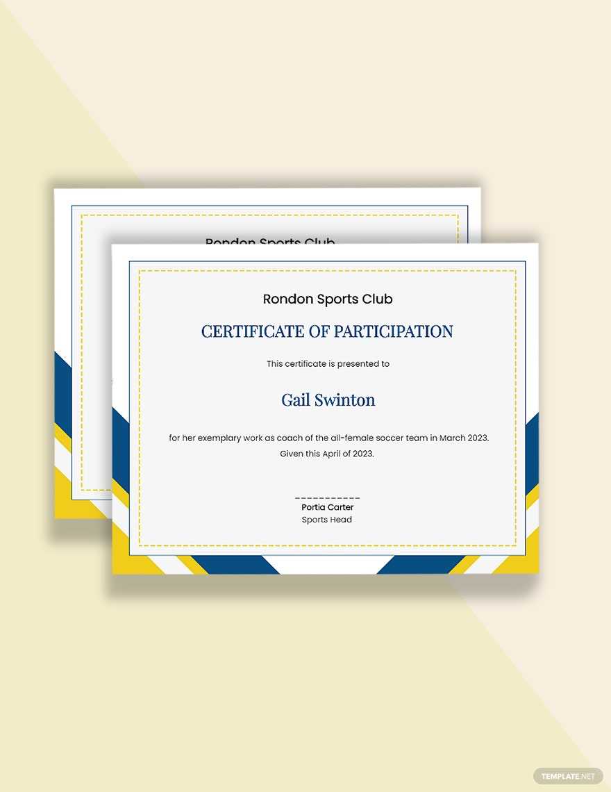 Funny Participation Certificate Template – Google Docs  Regarding Free Funny Certificate Templates For Word