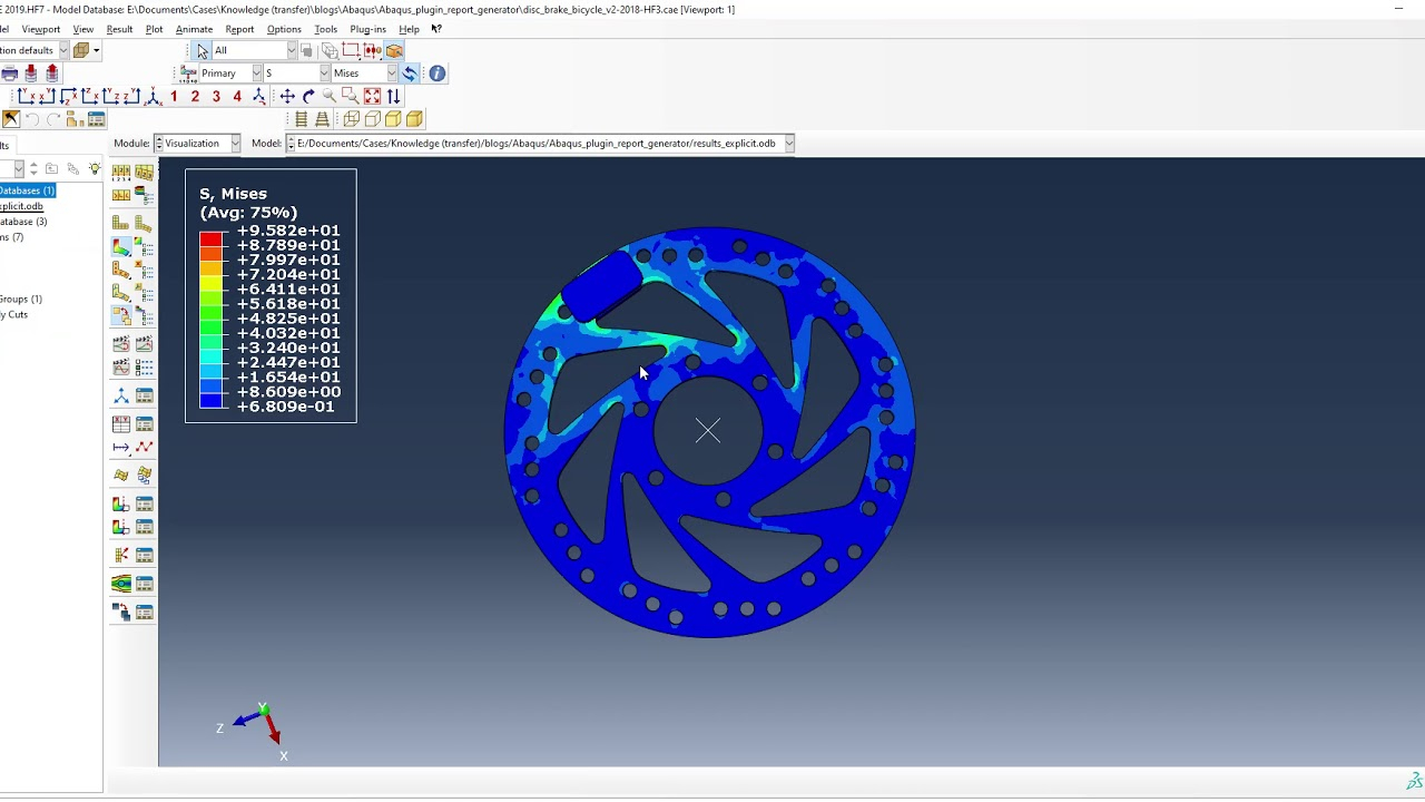 Generating FEA reports with Abaqus With Fea Report Template