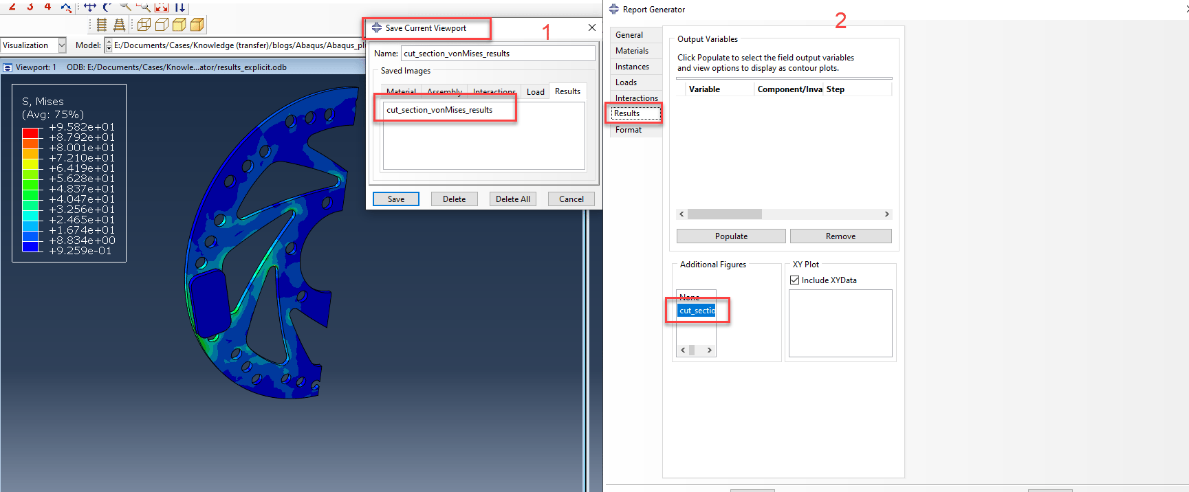 Generating FEA Reports With Abaqus With Fea Report Template