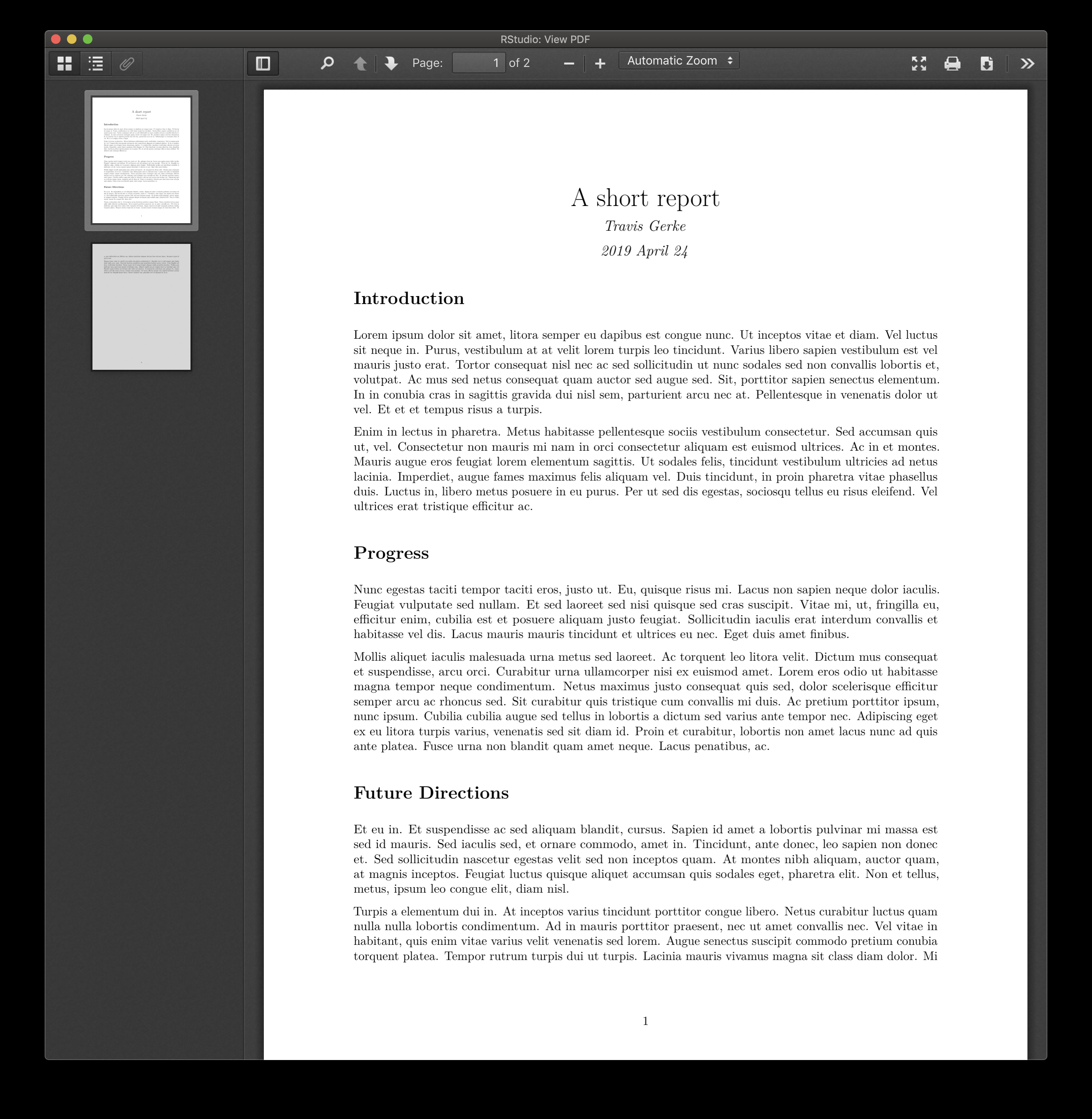 Gerke Lab  Modifying R Markdown’s LaTeX Styles With Latex Template For Report