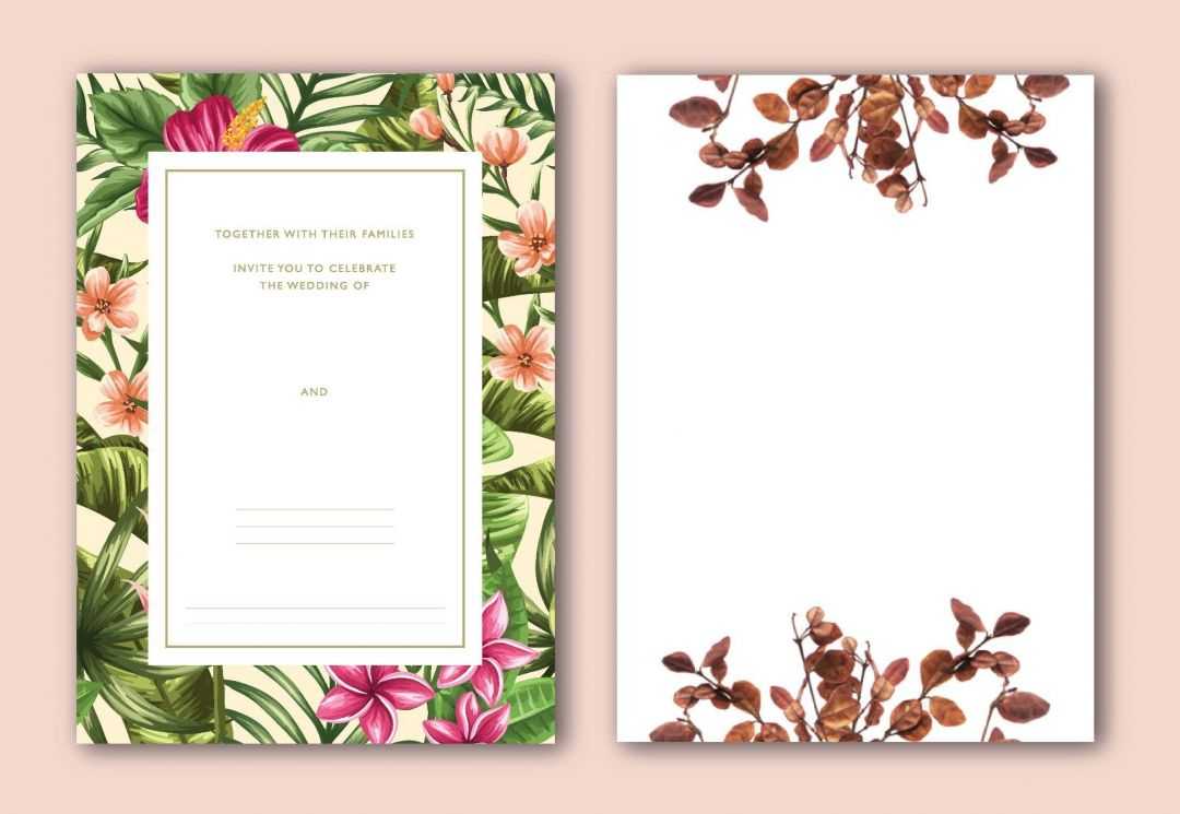 Getting Creative With Blank Wedding Invitations – Paperlust With Regard To Blank Templates For Invitations