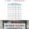 Gift Card Log Free Printable: Perfect For Tracking Gift Card Balances For Gift Certificate Log Template