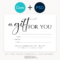 Gift Certificate Template, Editable Intended For Present Certificate Templates