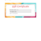 Gift Certificate Template Free  Templates At Allbusinesstemplates