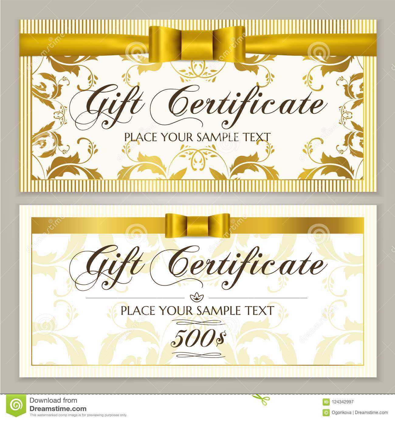 Gift Certificate Template Gift Voucher Layout, Coupon Template  Pertaining To Restaurant Gift Certificate Template