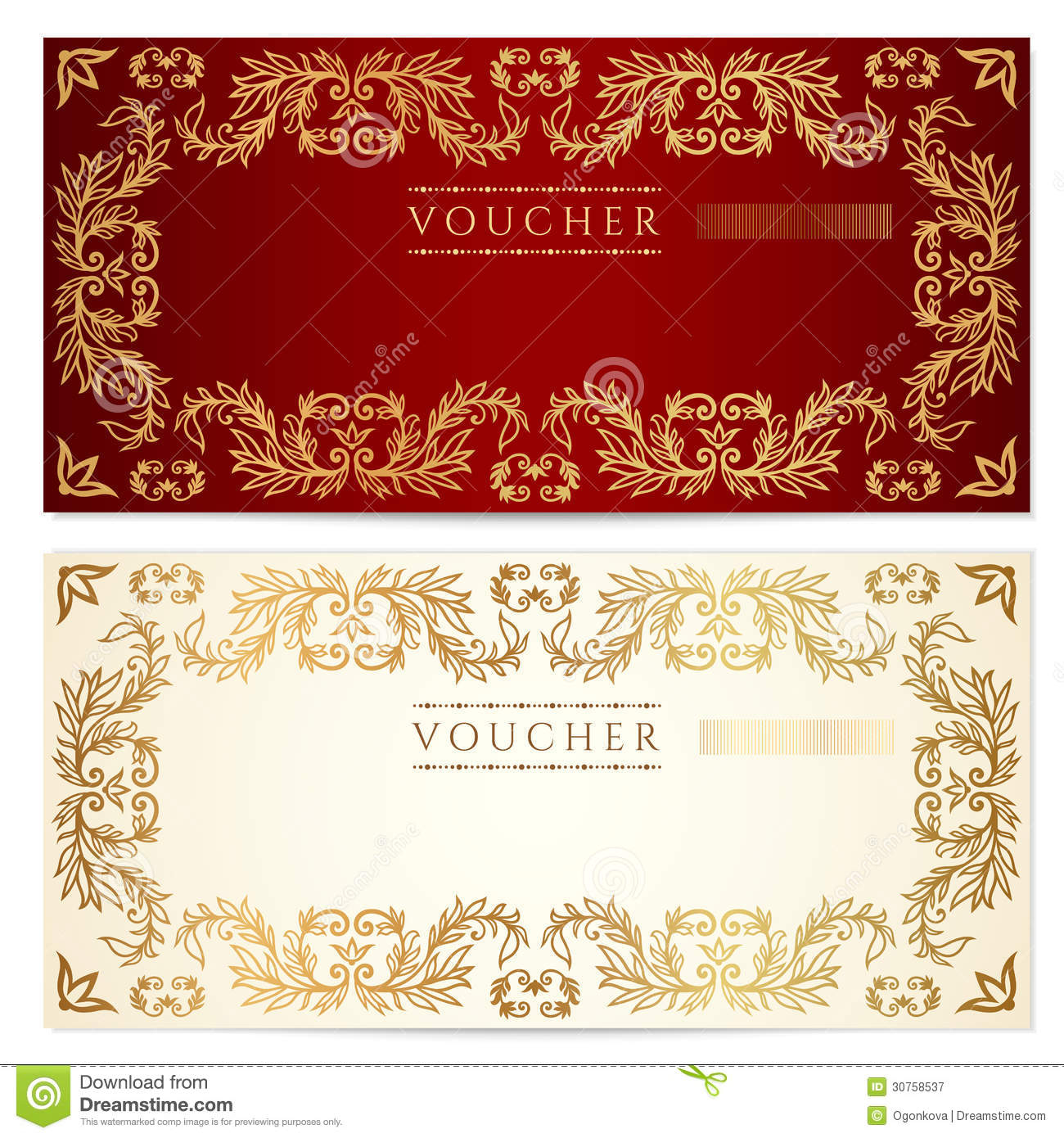 Gift Certificate Template Stock Illustrations – 10,10 Gift  In Elegant Gift Certificate Template