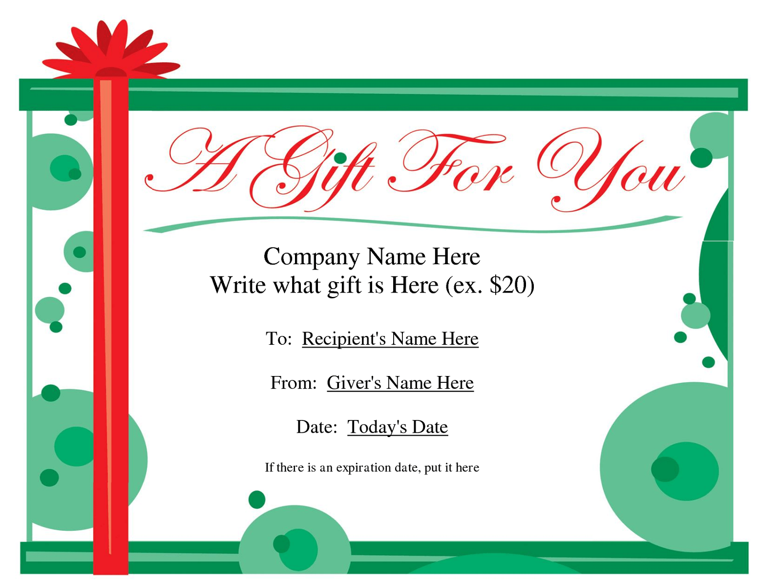 Gift Certificate Templates To Print  Activity Shelter Inside Homemade Christmas Gift Certificates Templates