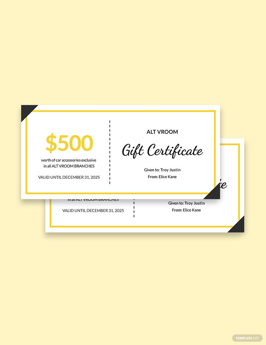 Gift Certificates Templates Pages - Design, Free, Download  Throughout Graduation Gift Certificate Template Free