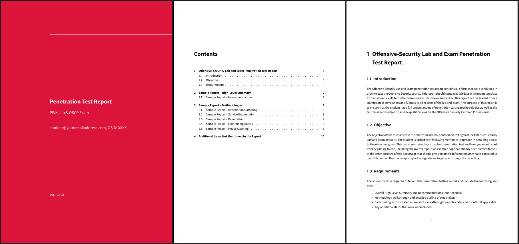 GitHub - noraj/OSCP-Exam-Report-Template-Markdown: Markdown  Intended For Latex Template Technical Report