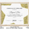 Gold Completion Certificate Template Editable Luxury – Etsy