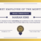 Golden Best Employee Certificate Certificate Template Intended For Sales Certificate Template