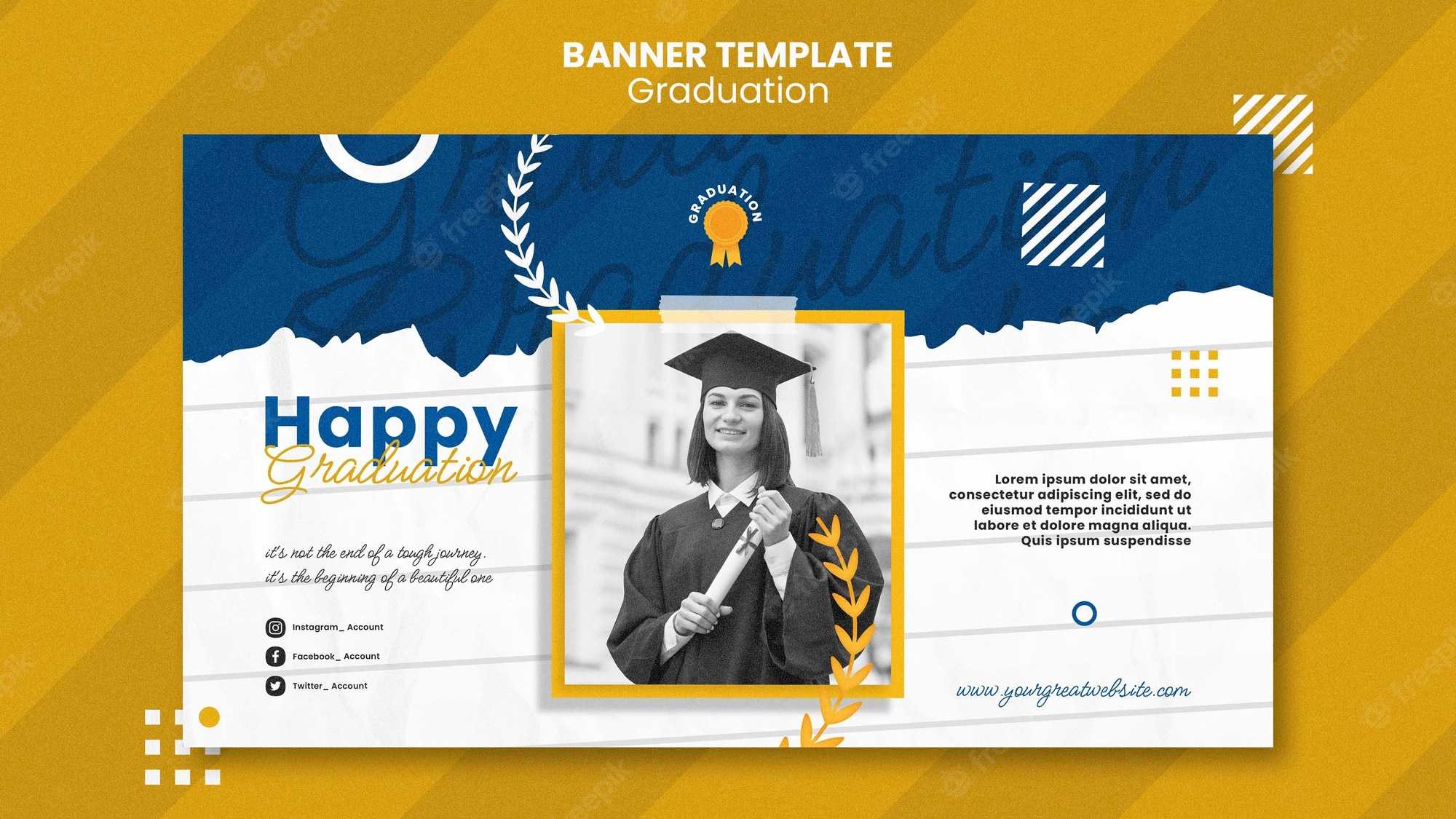 Graduation Banner Images  Free Vectors, Stock Photos & PSD For Graduation Banner Template