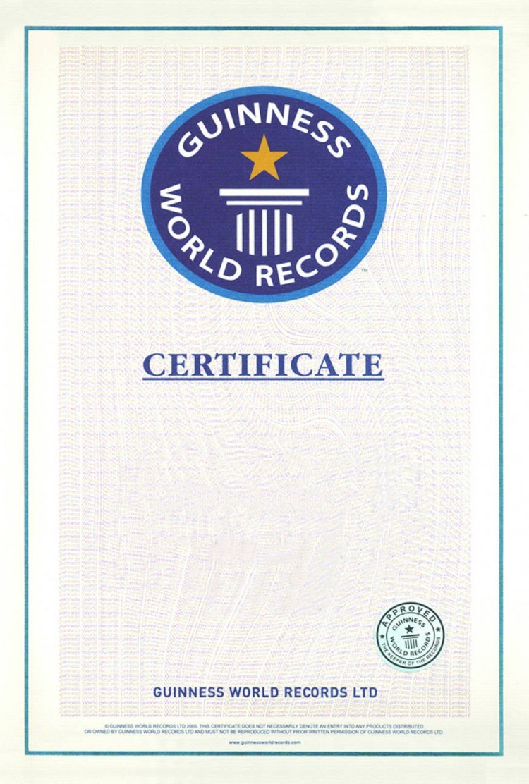 guinness world records Blank Template - Imgflip With Guinness World Record Certificate Template