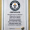 Guinness World Records Certificate For The Longest Insect — Google  Throughout Guinness World Record Certificate Template