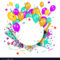 Happy Birthday Banner Poster Template Royalty Free Vector Within Free Happy Birthday Banner Templates Download
