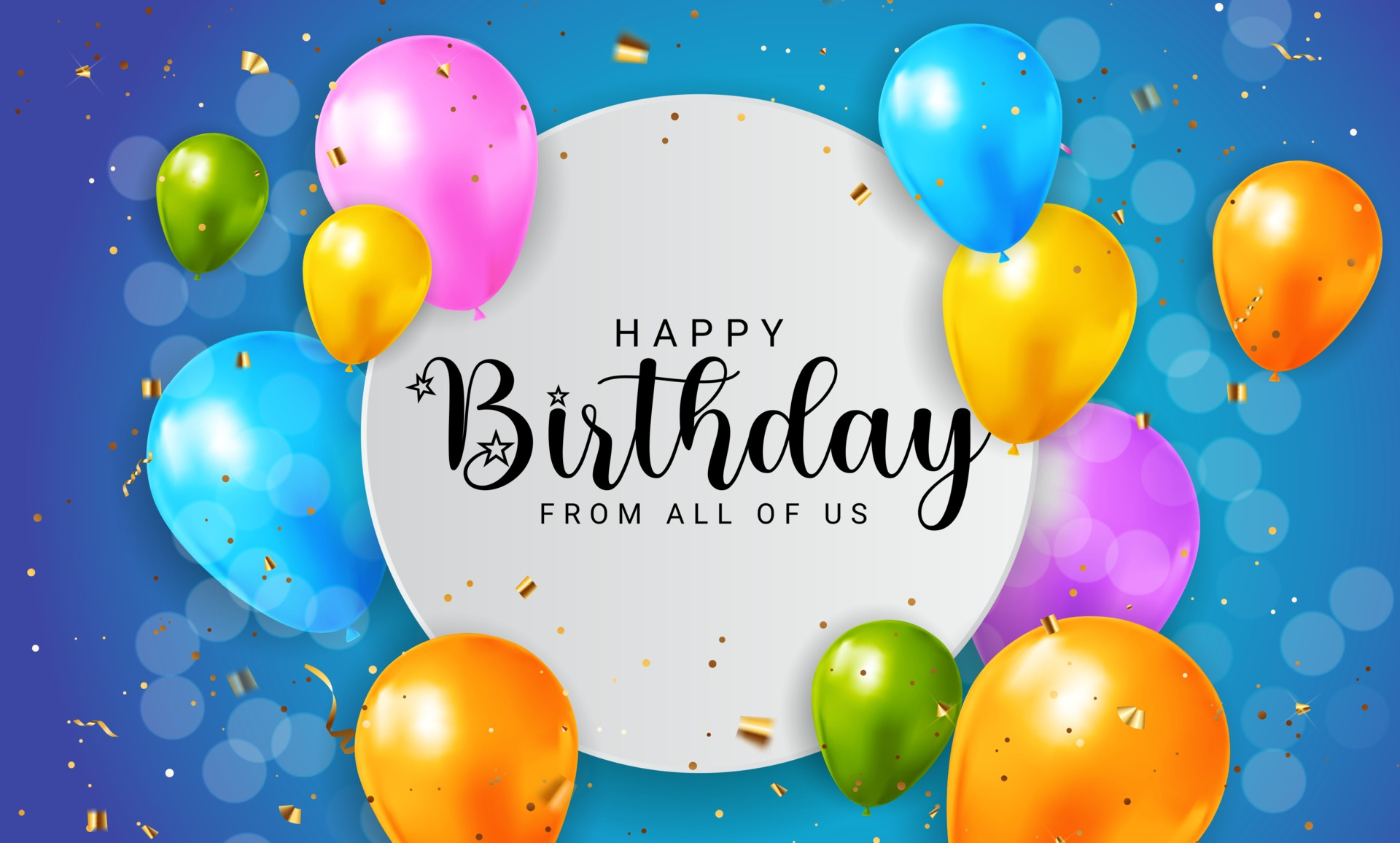 Happy Birthday Banner Vector Art, Icons, And Graphics For Free  Within Free Happy Birthday Banner Templates Download