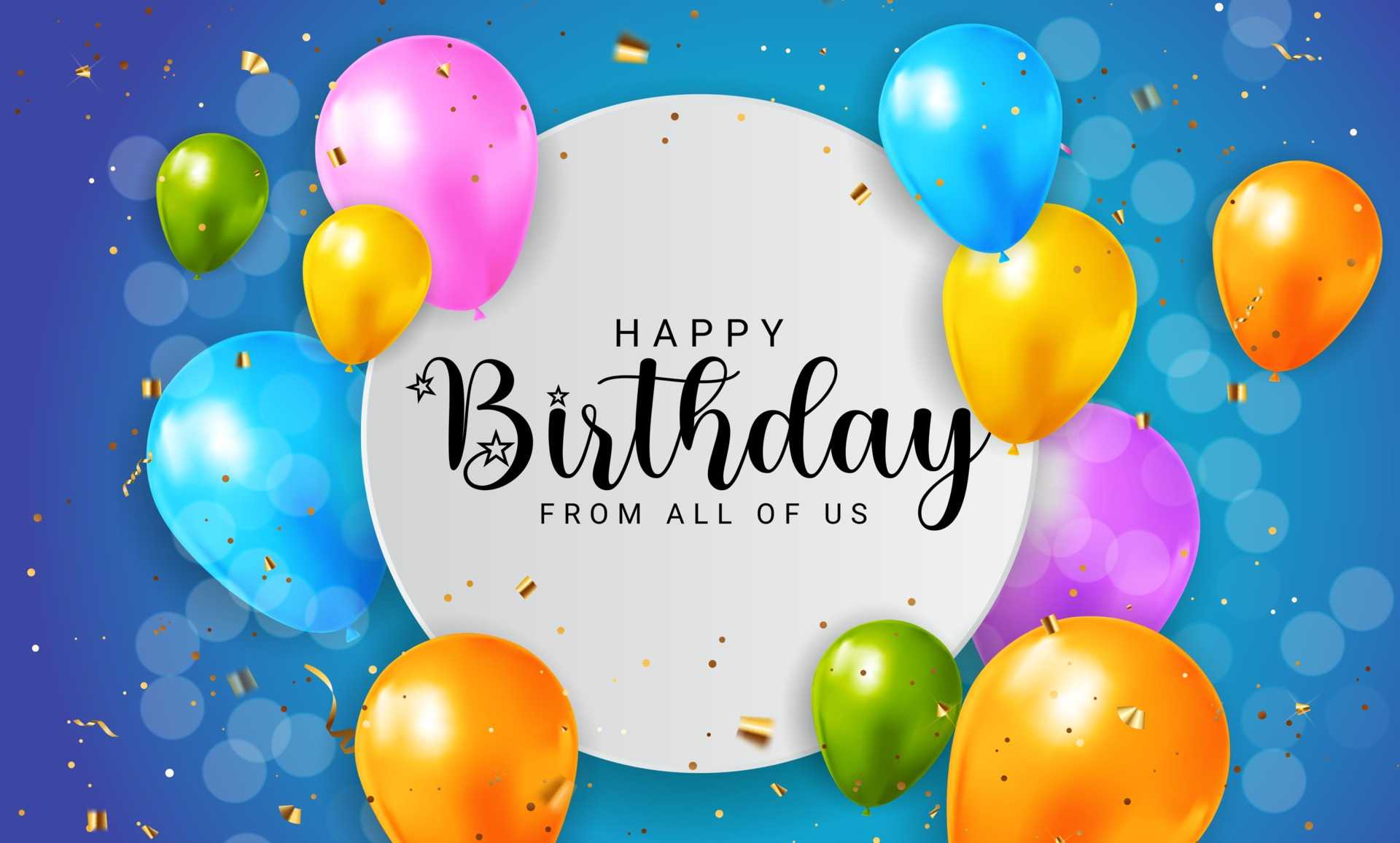 Happy Birthday Banner Vector Art, Icons, and Graphics for Free  Within Free Happy Birthday Banner Templates Download