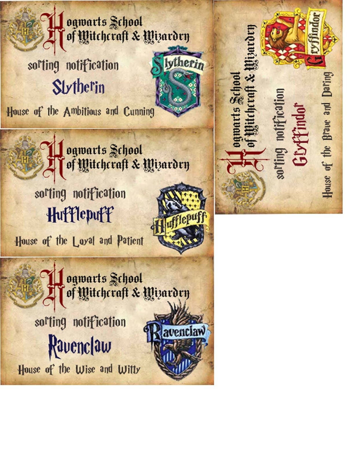Harry Potter: Free Party Printables