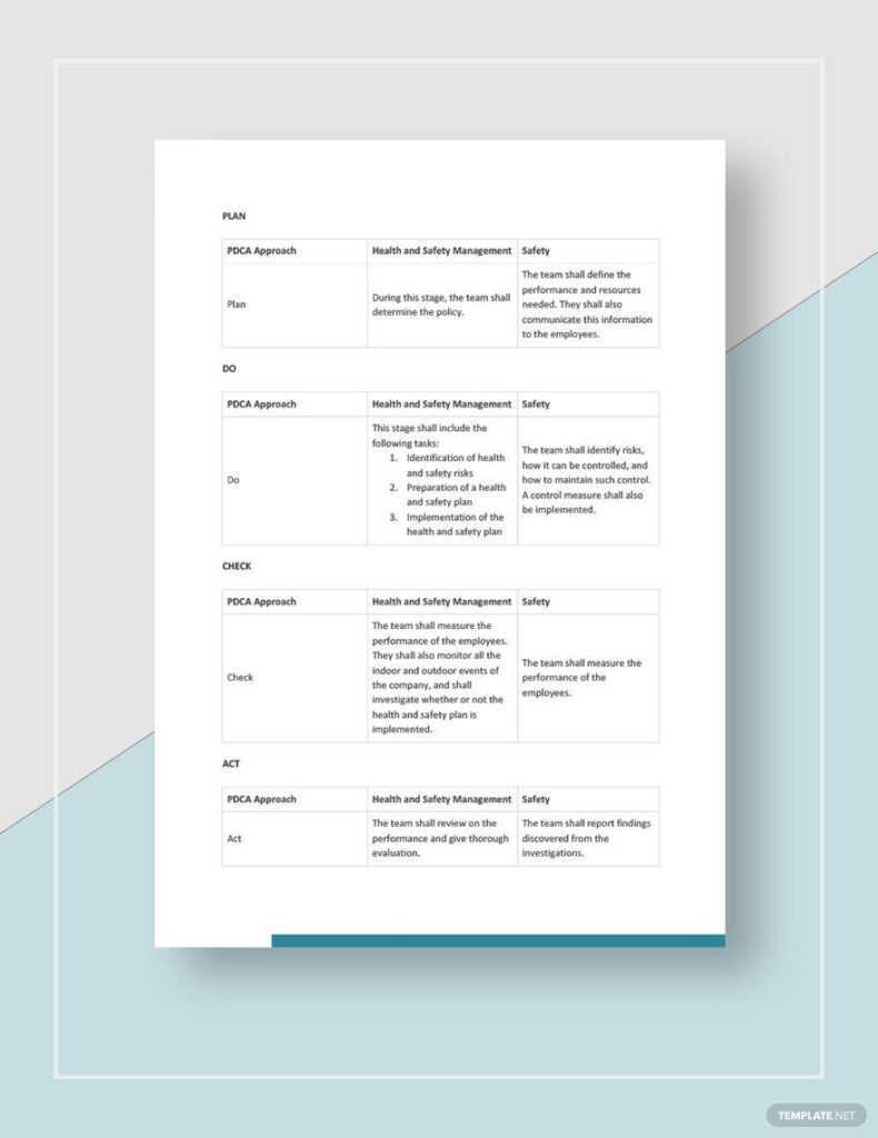 Image 4 for Annual Health And Safety Report Template