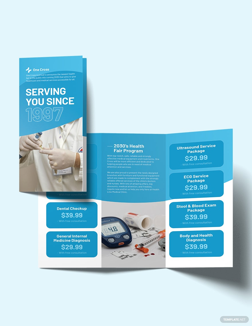 Healthcare Brochure Templates Word - Design, Free, Download  Within Healthcare Brochure Templates Free Download