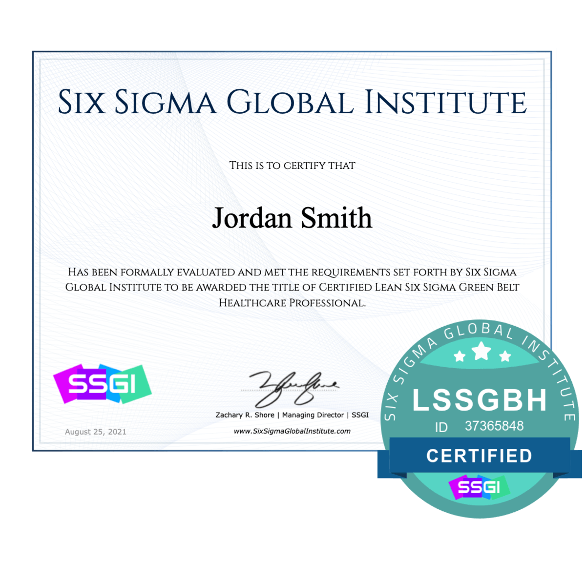 Healthcare Green Belt Certification - Lean Six Sigma Healthcare Intended For Green Belt Certificate Template