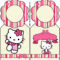 Hello Kitty With Flowers: Free Party Printables