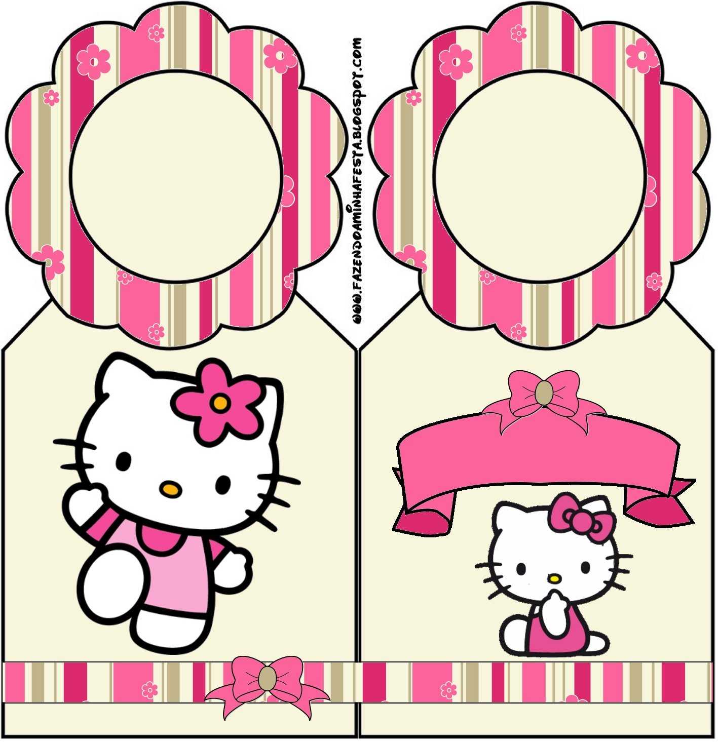 Hello Kitty with Flowers: Free Party Printables