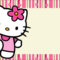 Hello Kitty With Flowers: Free Printable Invitations